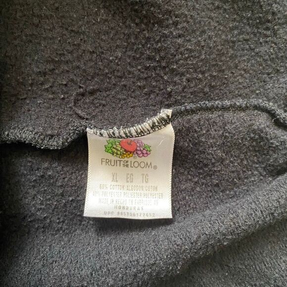 Fruit of the Loom men XL cotton blend pull on sweatpants black - Picture 5 of 9